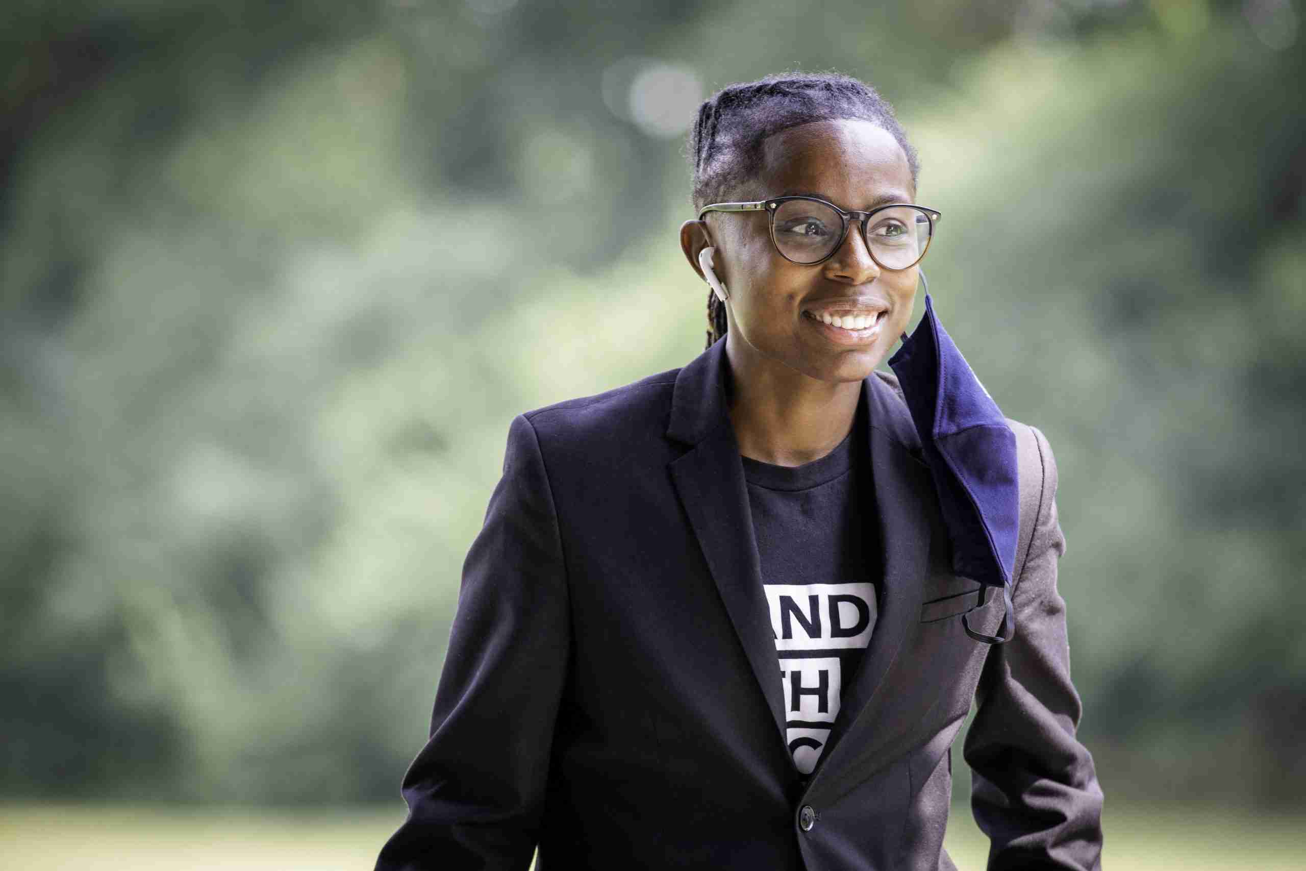 Belinda Drake, a 35-year-old queer, Black woman who ran for Indiana State Senate in District 32 (Indianapolis) in the latest election.